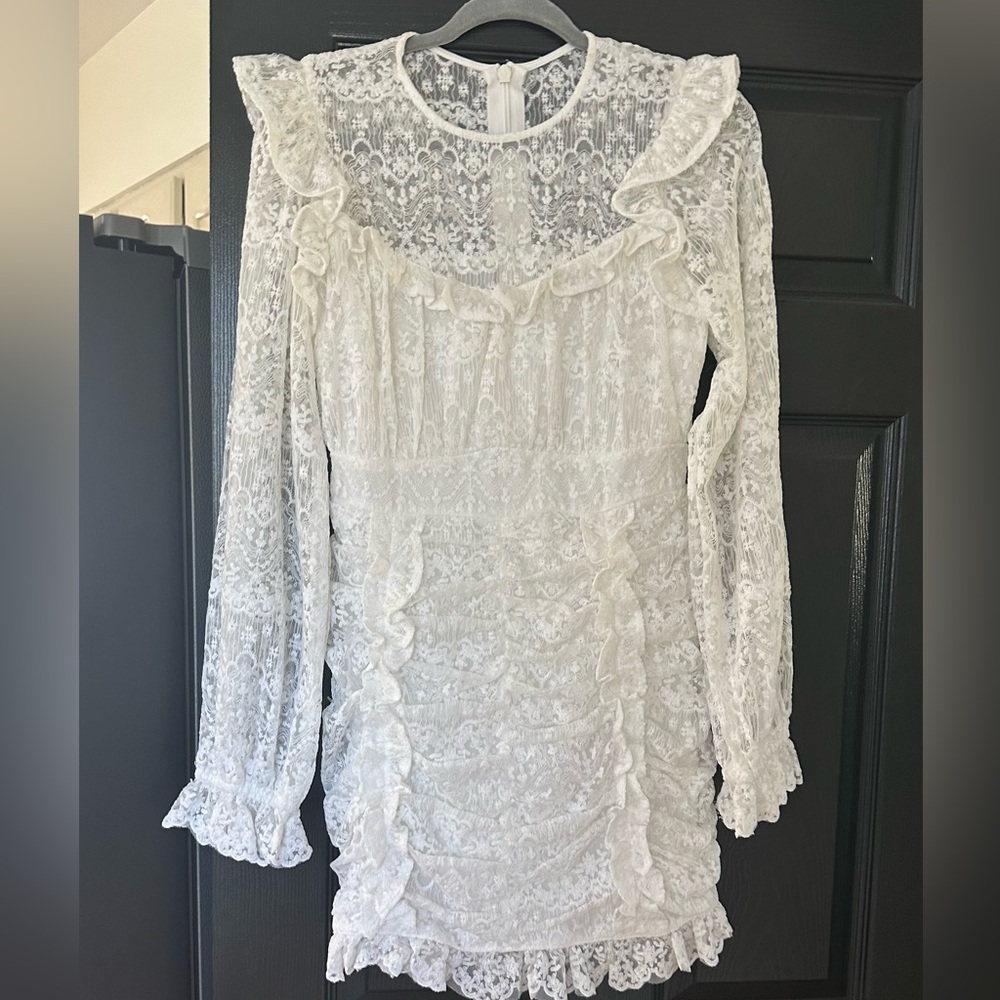Just Me Lace Long Sleeve Dress